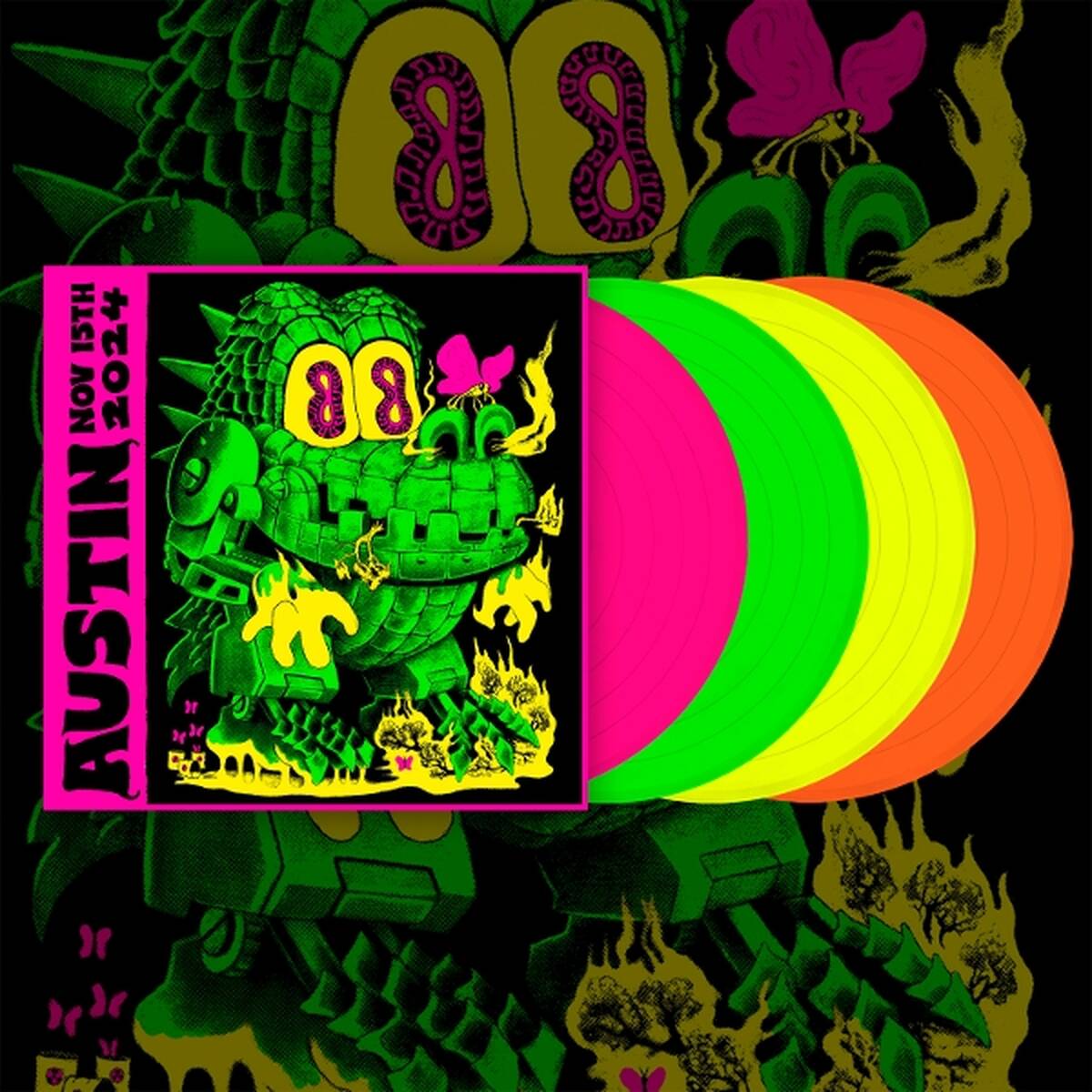 live in austin -coloured- 4 coloured vinyl