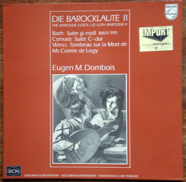 eugen m. dombois - the baroque lute ii   die barocklaute ii   le luth baroque ii