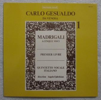 madrigali a cinque voci - premier livre