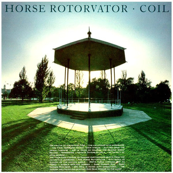horse rotovator (blue vinyl)
