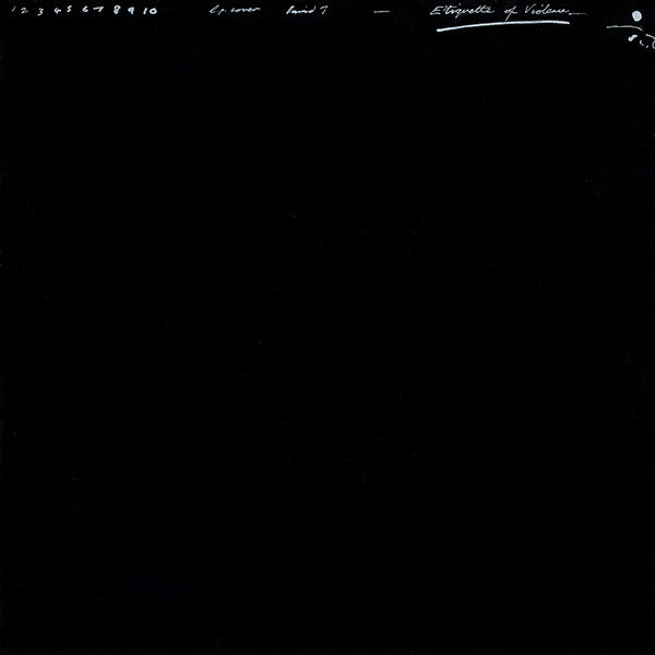 etiquette of violence