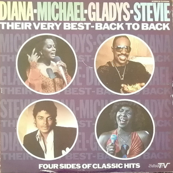 michael - gladys - stevie - their very best - back to back (2lp)