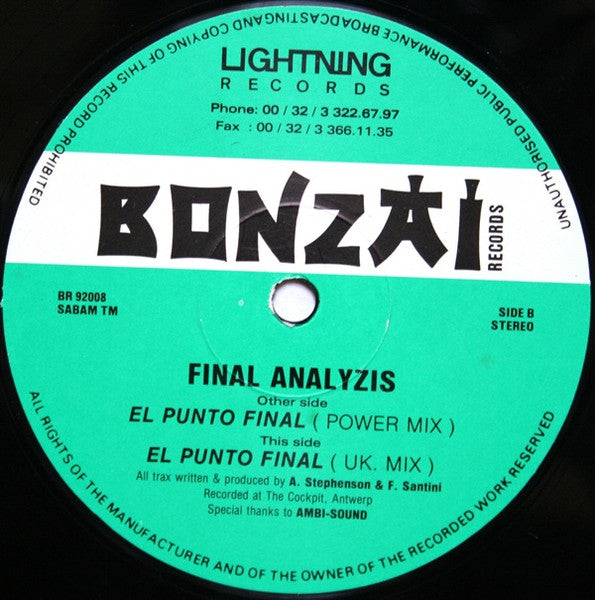 el punto final (12inch maxi)