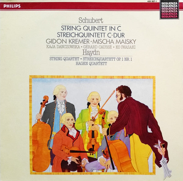 string quintet in c / string quartet in b-flat (lp)