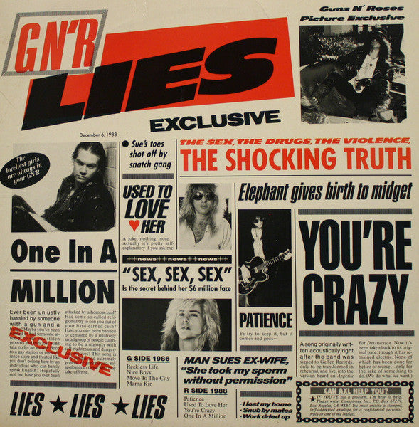 g n' r lies (lp)