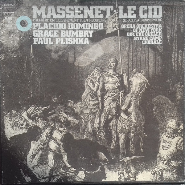 placido domingo, grace bumbry, paul plishka, the opera orchestra of new york, eve queler -  le cid