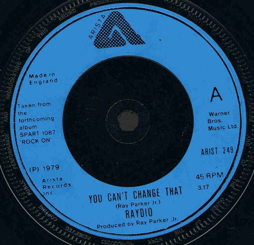 you can't change that