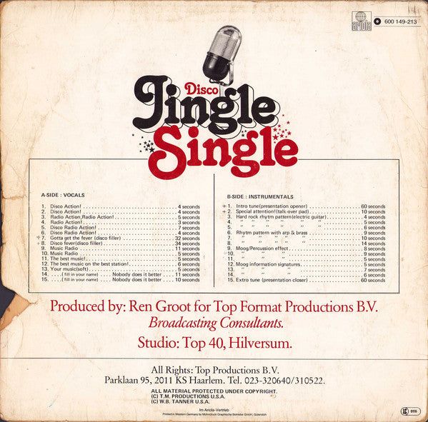 disco jingle single volume 1