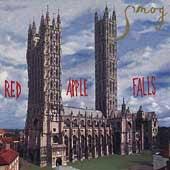 red apple falls