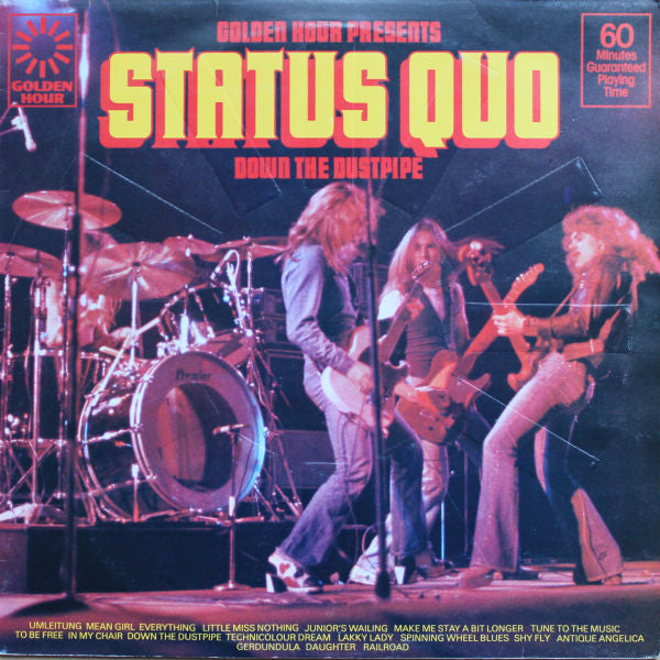 status quo - down the dustpipe (lp)