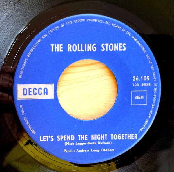 let's spend the night together (7inch single)