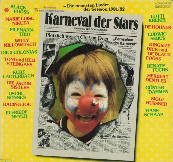 karneval der stars - die neuesten lieder der session 1981 82
