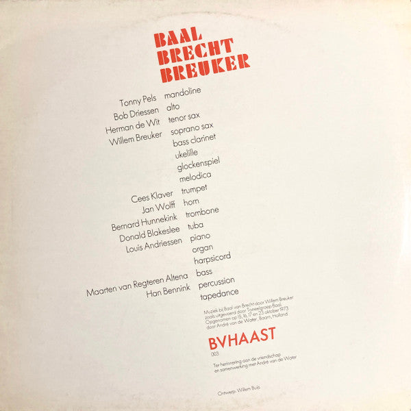 baal brecht breuker